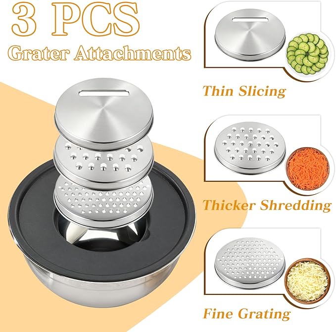 Unokit Mixing Bowls with Lids Set - Image 4