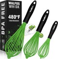 Walfos Silicone Whisk, Rubber Whisks by Walfos