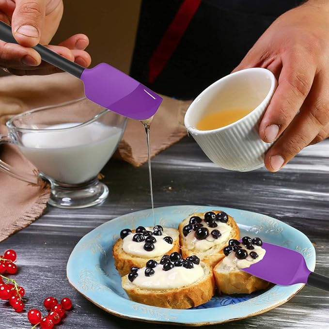 Coukre Silicone Spatula Set of 5, High Temperature Resistant, Food Grade - Image 5
