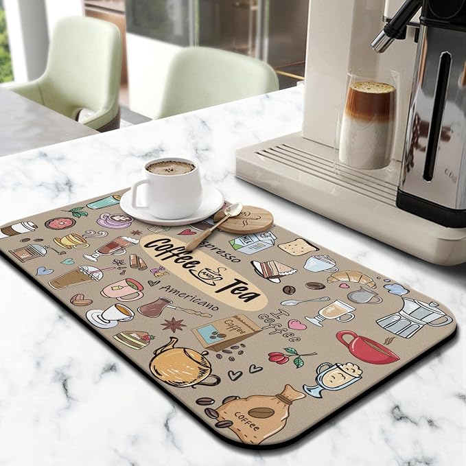 Super Absorbent Anti-Slip Silicone Dish Drying Mats - Image 2