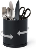 D'vine Dev 360° Rotating Utensil Holder – 5" Kitchen Utensil Crock by DvineDevPlanterPotsandStand