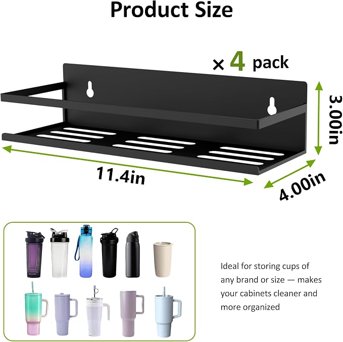 SMRCAD 4 Pack Magnetic Water Bottle Holder - Image 4