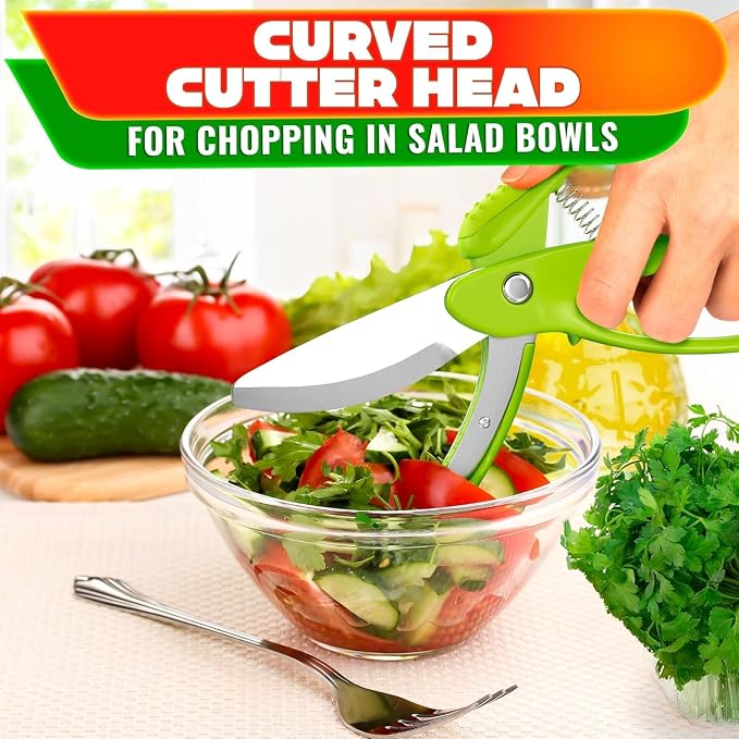 Salad Scissors for Chopped Salad – Multiblade Cooking Scissors for Kitchen - Image 7