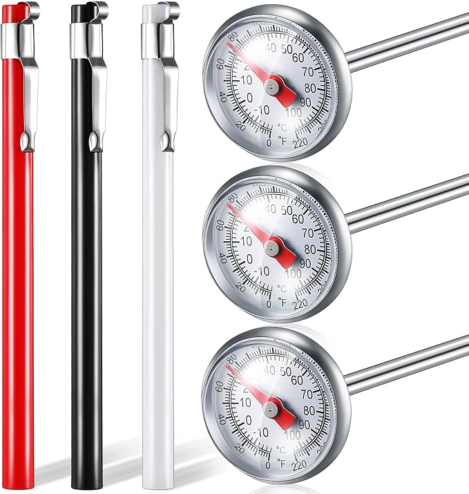 Xuhal 3 Pcs Stainless Steel Kitchen Thermometer by Xuhal