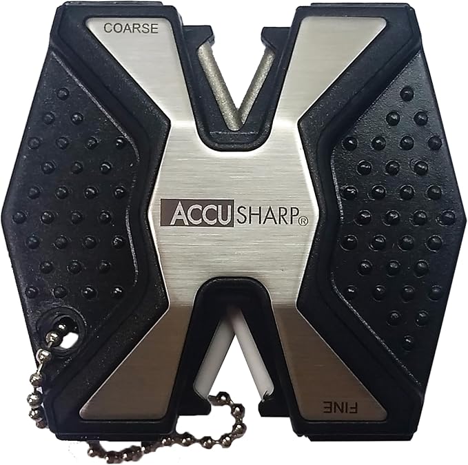 AccuSharp Diamond Pro 2-Step Knife Sharpener, Hones & Sharpens Blade’s Edge by AccuSharpKnifeSharpeners