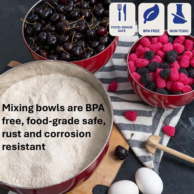 WHYSKO® Stainless Steel Mixing Bowls - Image 5
