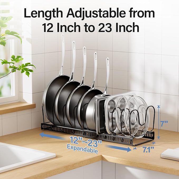 ORDORA Pots and Pans Organizer under Cabinet - Image 3