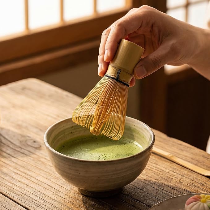 Clay&Fire Matcha Whisk, 2 Pack Handcrafted Bamboo Whisk - Image 6