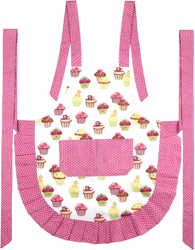 G2PLUS Kid Cotton Aprons, Toddler Apron by G2PLUS