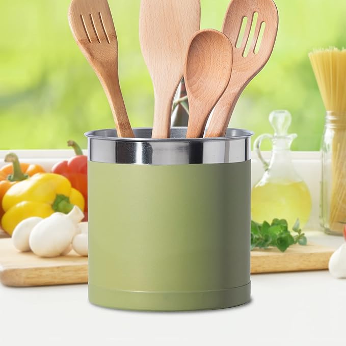 Oggi Stainless Steel Jumbo Utensil Holder - Image 4