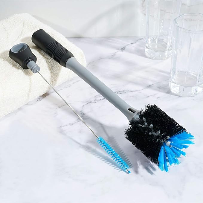 MOSOLAN 2-in-1 Bottle and Straw Cleaning Brush, Long Handle Water Bottle - Image 5