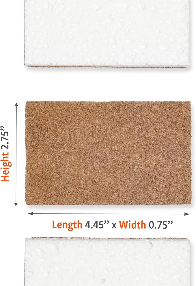 Full Circle Walnut Scrubber Sponges, Plant-Based & Recycled Kitchen Sponges - Image 7