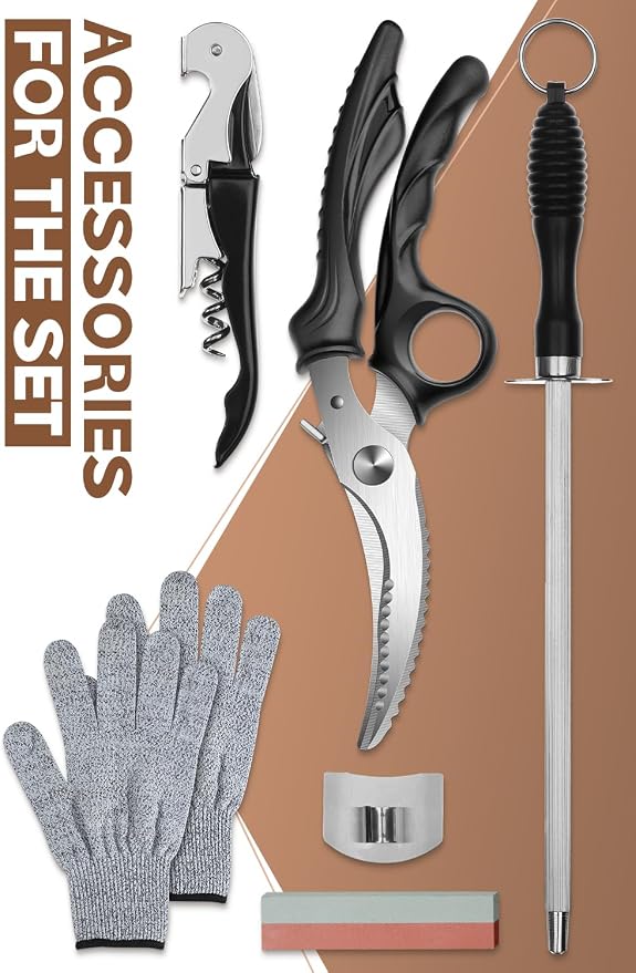 Purple Dragon Butcher Knife Set - Image 5