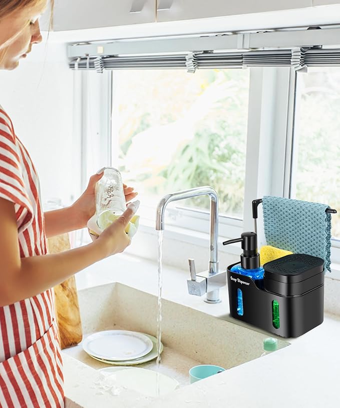Hand Soap and Dish Soap Dispenser Set - Image 4