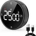 USB Rechargeable Magnetic Kitchen Timer by SmartTimingforEveryMoment