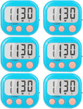 6 Pack Kitchen Timers Loud Ring Digital Timers by AOUCE
