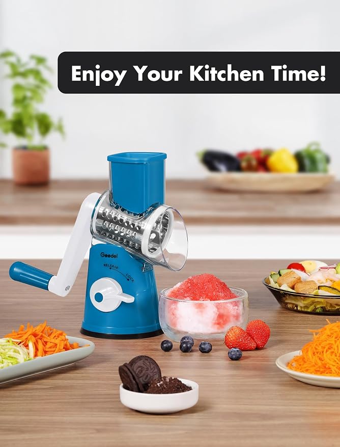 Geedel Rotary Cheese Grater Cheese Shredder - Image 8