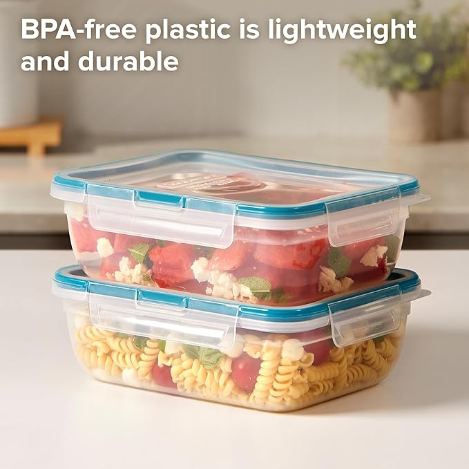 Snapware Plastic Total Solution 2-Pack Food Storage Containers Set, Leakproof & - Image 3