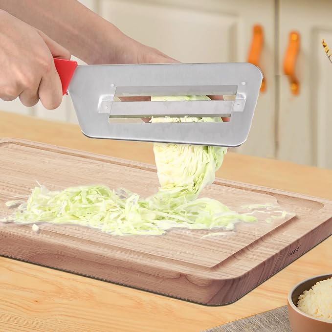 Cabbage Chopper Shredder, 2 Pack Cabbage Cutter Knife Kitchen Slicer Sauerkraut - Image 4