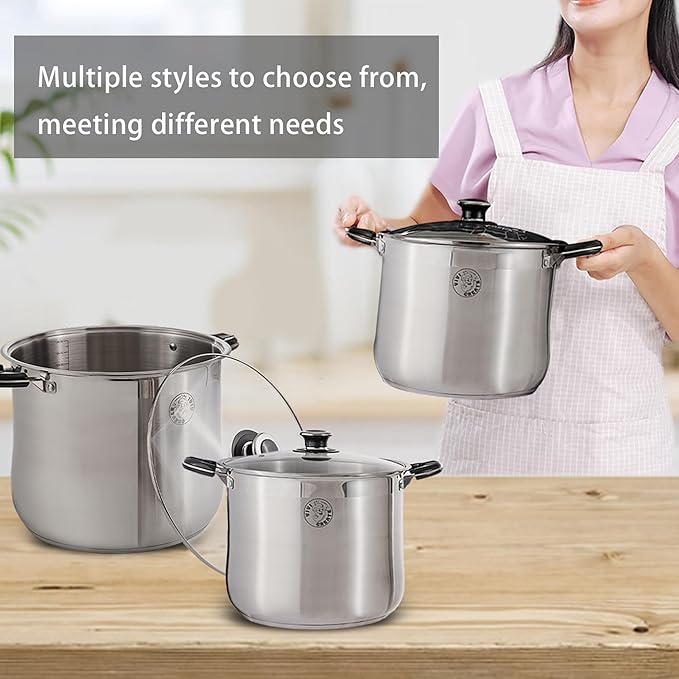 Vivicreate 11.5 Quart Stainless Steel Stock Pot - Image 6