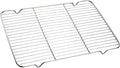 Cooling Rack with 4 Legs Heavy Duty Grill Net 7.9in x 12.4in Roasting Wire by Turbokey