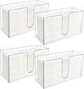 4 Pack Acrylic Paper Towel Holder, Countertop Napkin Dispenser by CDIVEFTN
