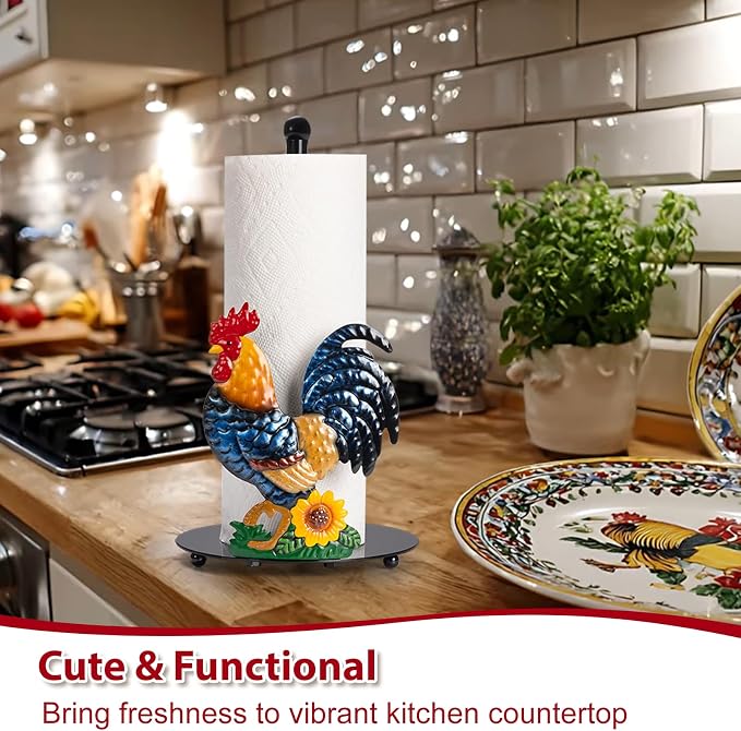 Rooster Paper Towel Holder Countertop - Image 5