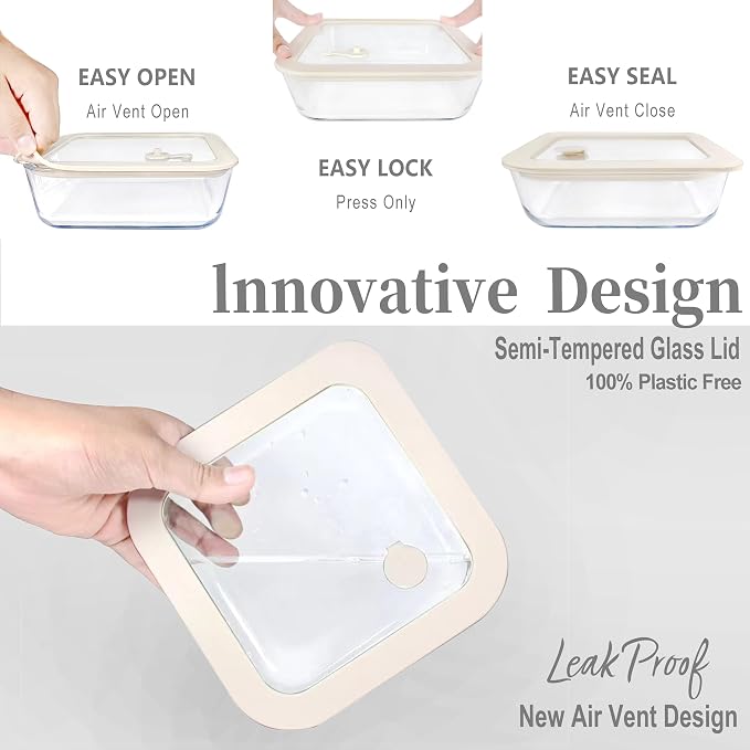 Urban Green Glass Food Container Set - Image 5