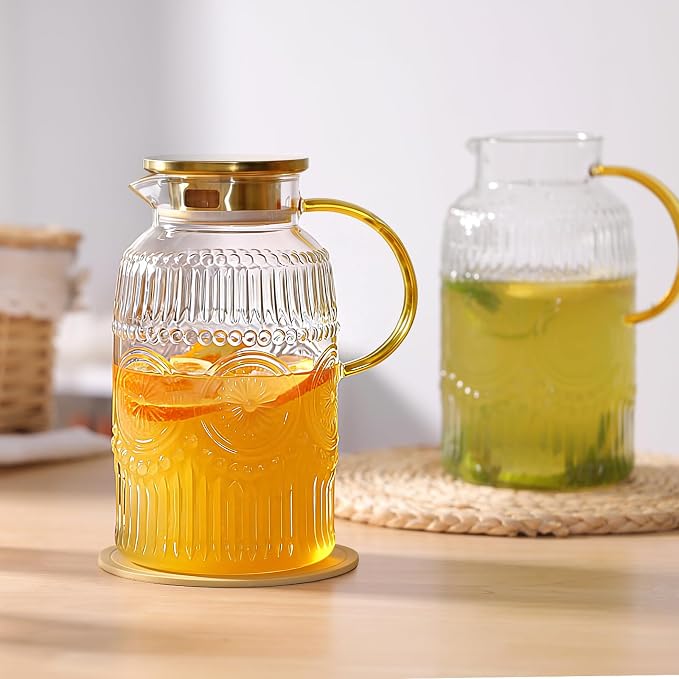 2 Pack Vintage Glass Pitchers - Image 8