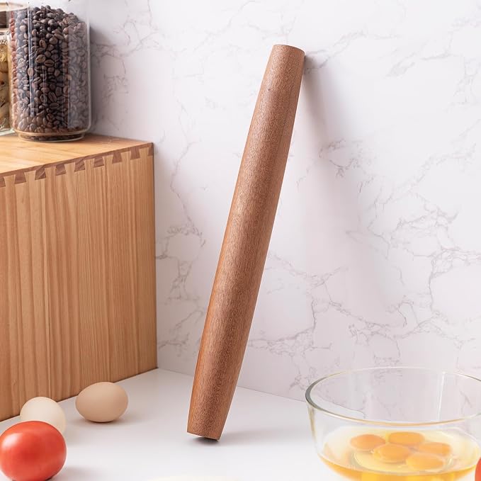 AISOSO French Rolling Pin, 15.75 Inches Wood Rolling Pins - Image 4