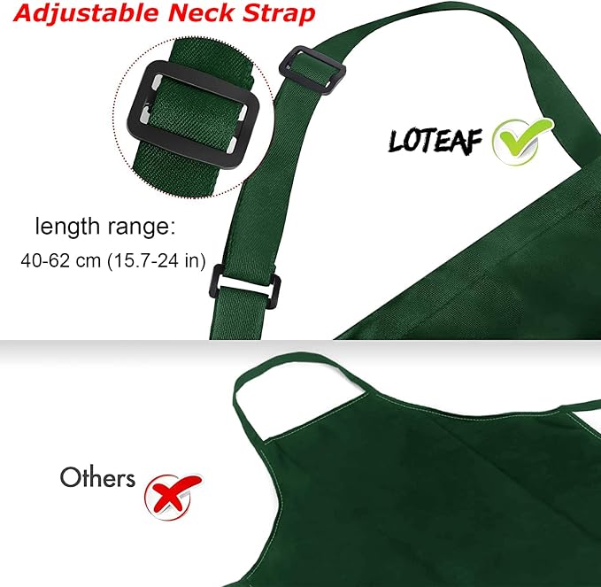 4 Pack Chef Apron, Waterproof Apron, Adjustable Apron - Image 6