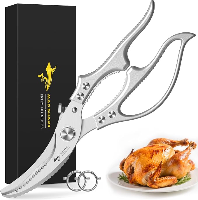 MAD SHARK Heavy Duty Poultry Shears, Kitchen Shears by MADSHARK