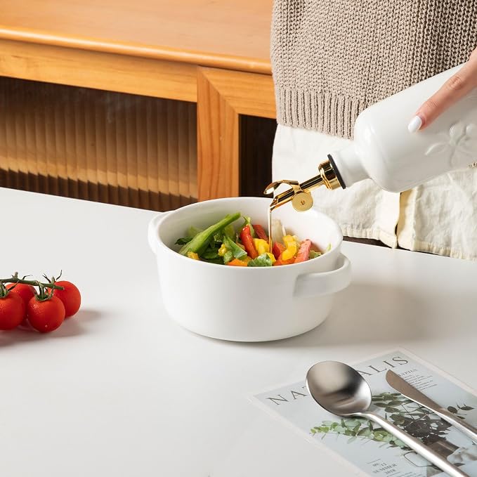 Sweejar Ceramic Olive Oil Dispenser Bottle - Image 2