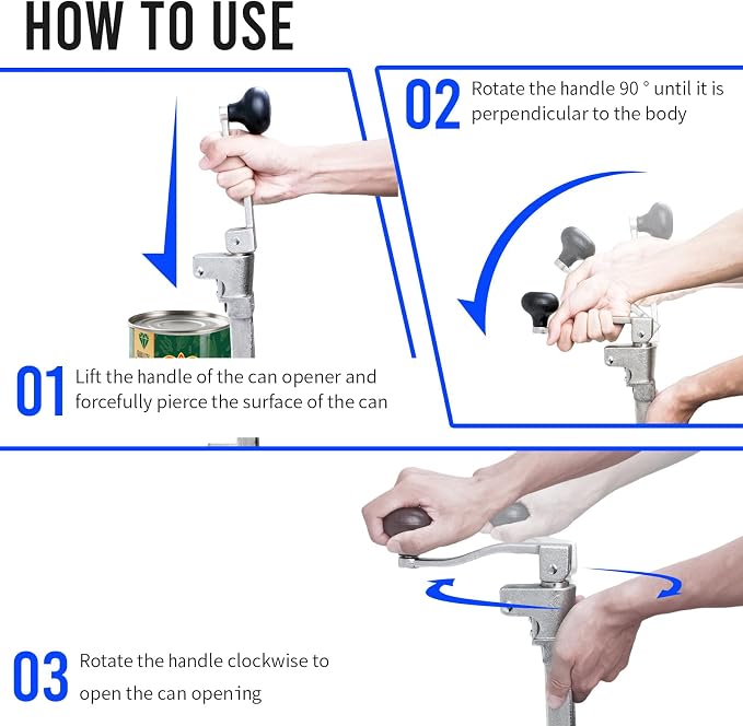 Commercial Can Opener Heavy Duty, Industrial Kitchen Tool - Image 6