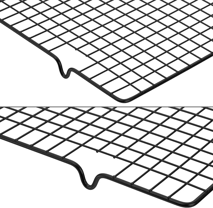 Tebery 2 Pack Black Heavy Duty Wire Cooking Rack Baking Racks - Image 3