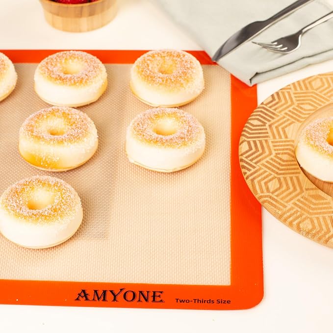 AMYONE Silicone Baking Mats for Two Thirds Size Pan, 2/3 Non-Stick Silicone - Image 5