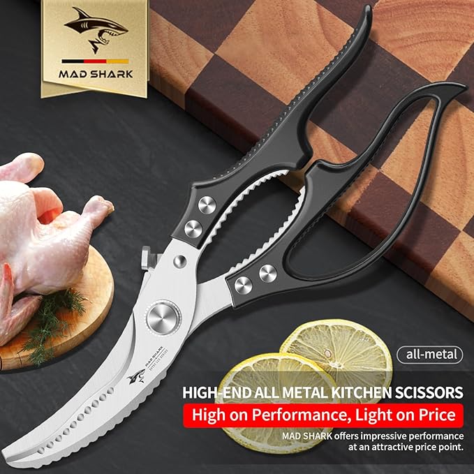 MAD SHARK Professional Heavy Duty Poultry Shears - Image 7