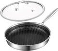 DELARLO 10 inch Tri-Ply Stainless Steel Frying Pan by DELARLOCOOKWARE
