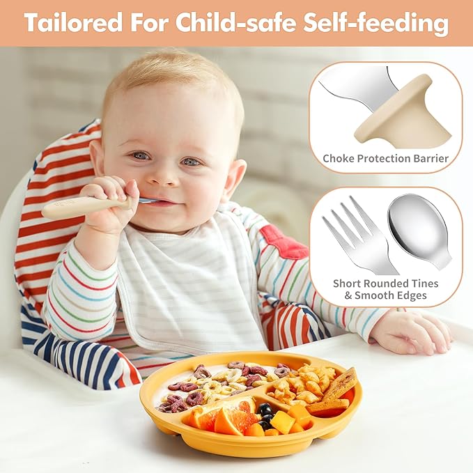 DRKIO 8 Pieces Toddler Utensils Set - Image 3