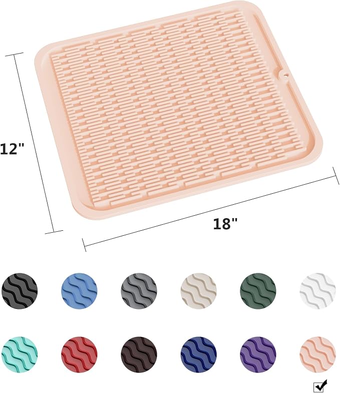 ZLR Large Silicone Dish Drying Mat - Image 6