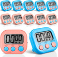 Xuhal 12 Pieces Digital Kitchen Timer Bulk, Small Magnetic Timers by Xuhal