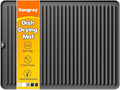 Songrey 24" x 18" Silicone Dish Drying Mat, Kitchen Counter Drying Pad by Unknown