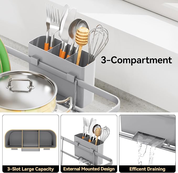 TOOLF Dish Drying Rack, Dish Racks - Image 4