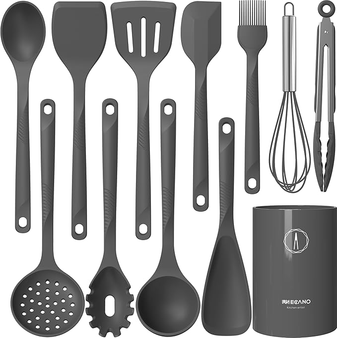 Silicone Cooking Utensils Set by Unknown