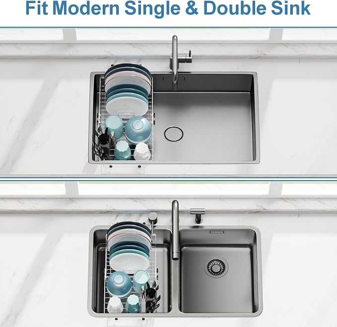 GSlife Over Sink Dish Drying Rack - Image 8