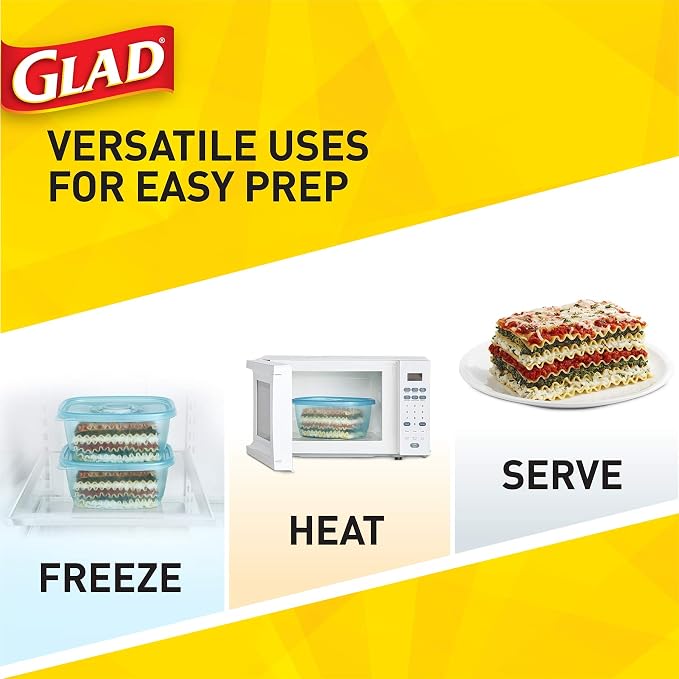 Glad GladWare FreezerWare Food Storage Containers - Image 10