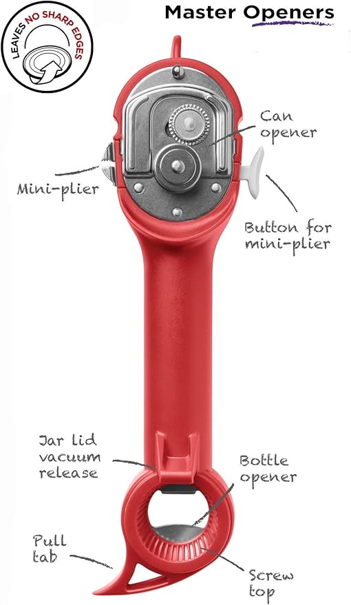 Kuhn Rikon 5-in-1 Auto Safety Master Opener - Image 3