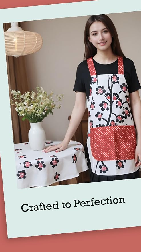Lovely Flower Pattern Retro Aprons - Image 7
