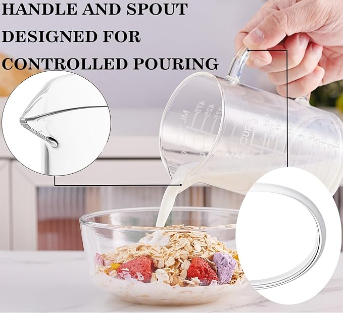Ackers Etched Graduated Glass Measuring Cup - Image 2