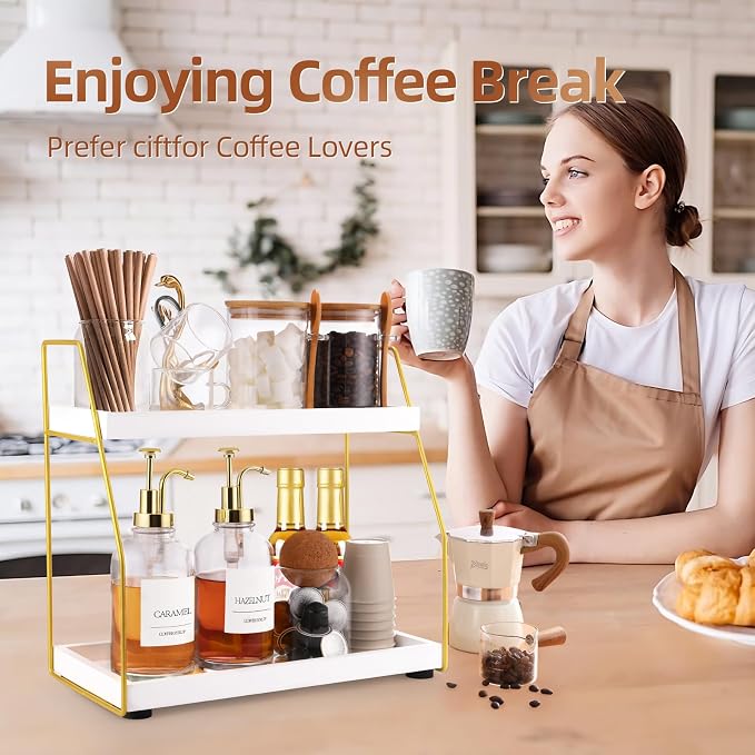 DWTS Coffee Bar Accessories, Coffee Station Organizer - Image 7